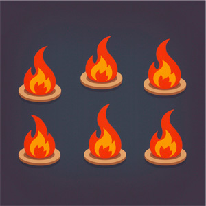 Token burner logo